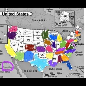 Here are all the states that I have delivered to..